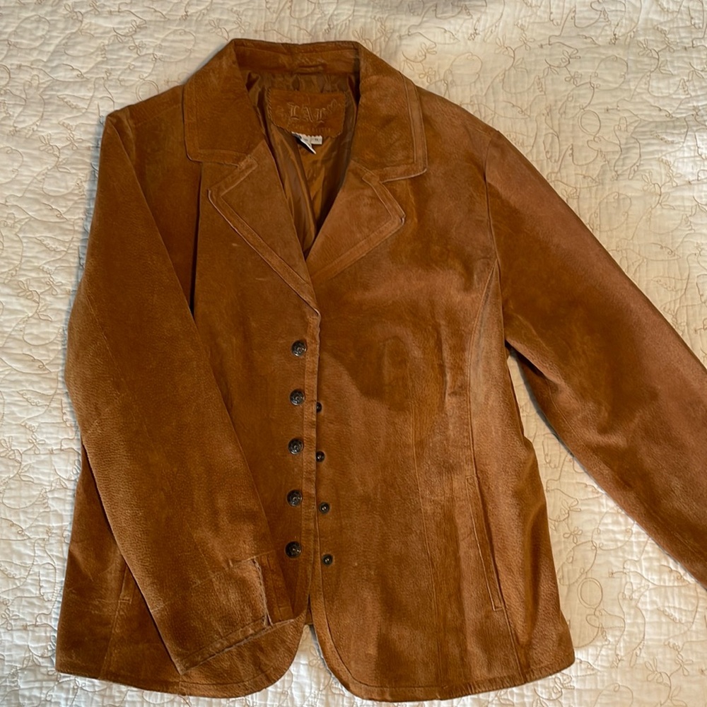 Live a little leather suede jacket